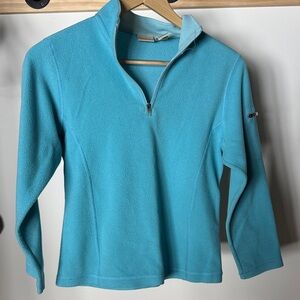 L.L. Bean Sky Blue Fleece Top